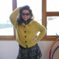 Coarse Button up Sweater with hood#6711