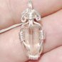Silver Crystal Pendant Topaz natural pink, pale pink. $2,500.00