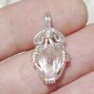 Crystal silver pendant 1.7 grams natural Topaz $65.00