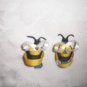 LOT OF 6 LIL BUG BOW 2" CLIPPIES 3 SETS LADYBUGS BEES SPIDERS BOUTIQUE HANDMADE