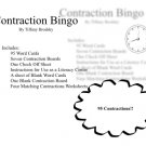 Contraction Bingo and Matching Sheets with 95 Contractions in PDF