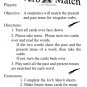 Irregular Verb Match Game or Writing Center - Great for One on One or Small Group PDF
