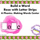 Long O Game Build a Word Rose PDF