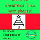 Create a Christmas Tree with Shapes PDF