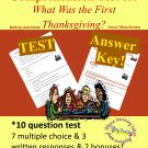 What was the First Thanksgiving? Comprehension Test