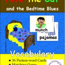 Pete the Cat and the Bedtime Blues Vocabulary Set PDF
