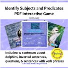 Subject and Predicate Interactive Game PDF