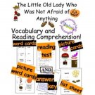 The Little Old Lady Who Was Not Afraid of Anything, Vocabulary & Comprehension