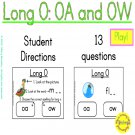 Long O: OA and OW