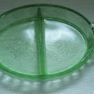 Depression Glass Relish Dish