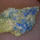 Beautiful Cyanotrichite on Philipsbornite specimen