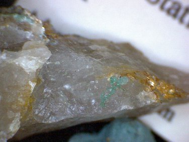 Rare Turquoise thumbnail TN specimen
