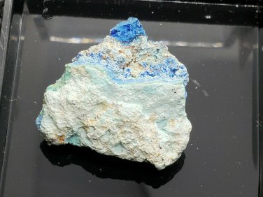 Azurite Cyanotrichite Thumbnail Specimen