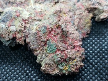 Cuprite var Chalcotrichite with Native Copper Specimen