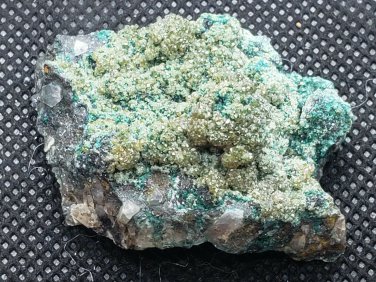 Amazing Powellite on Brochantite specimen