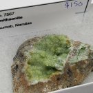 Beautiful Green Cuprian Smithsonite specimen