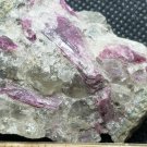 Rare Rhodizite w Rubellite Tourmaline specimen