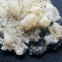 Stilbite on magnetite specimen
