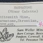 Rare cabinet Harmotome specimen