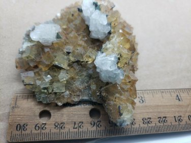Stunning Fluorite w Calcite specimen