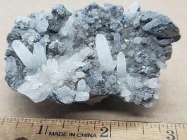 Beautiful Bournonite with Quartz specimen