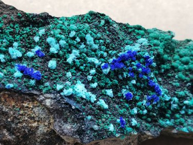 Beautiful Chrysocolla Malachite and Azurite specimen