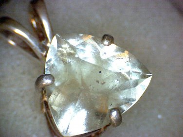 Sterling Silver Libyan Desert Glass Pendant