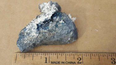 Native Silver with Bornite specimen