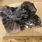 Goethite on Smoky Quartz specimen