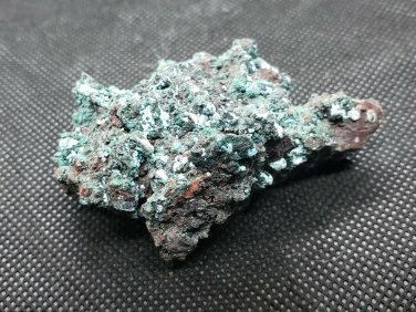 Tsumeb Serpierite on Enargite specimen