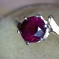 Sterling Idaho Garnet Ring