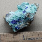 Stunning Chalcoalumite with azurite specimen