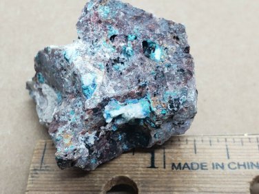 Stunning Linarite with Caledonite specimen