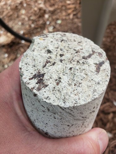 Rare Hubnerite Core Sample specimen