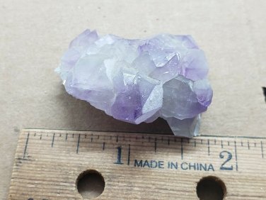 Nice Amethyst on Fluorite Specimen