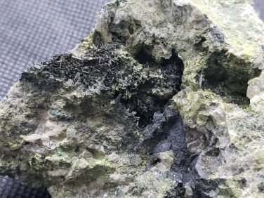 Olivenite with Chenevixite specimen