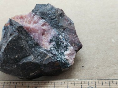 Rare Domeykite on Inesite Specimen