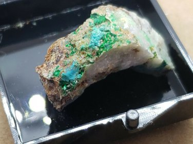 Rare Cornubite Conichalcite Thumbnail Specimen