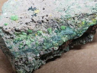 Neat Cuprosklodowskite specimen