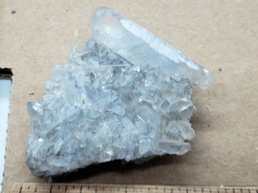 Blue Celestite specimen