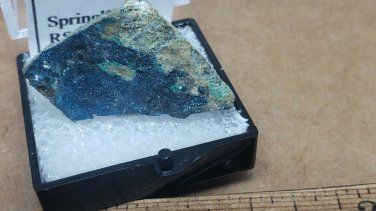 Beautiful Cornetite Reichenbachite thumbnail specimen