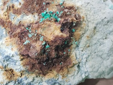 Beautiful Green Goudeyite specimen