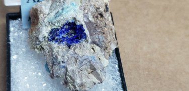 Beautiful Linarite Thumbnail specimen