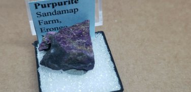Beautiful Purpurite thumbnail specimen