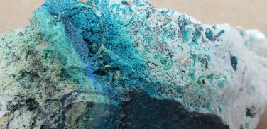 Rare Spangolite specimen