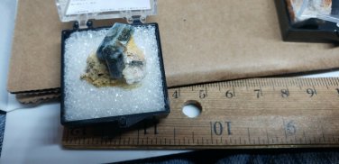 Beautiful Fluorapatite crystals thumbnail specimen