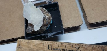 Beautiful Calcite on Dolomite Thumbnail specimen