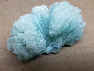 Celadonite included stilbite Specimen