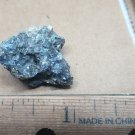 Stunning Blue scorodite with pyrite thumbnail specimen