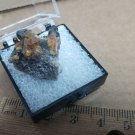 Beautiful Spessartite on Smoky Quartz Thumbnail specimen